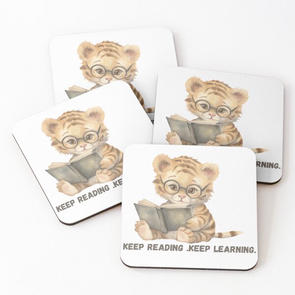 Item preview, Tiger Cat Read a Book  designed and sold by leylakidesign.