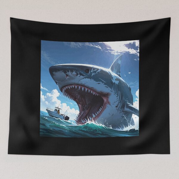 Item preview, Megalodon Shark designed and sold by Getup-clothing.