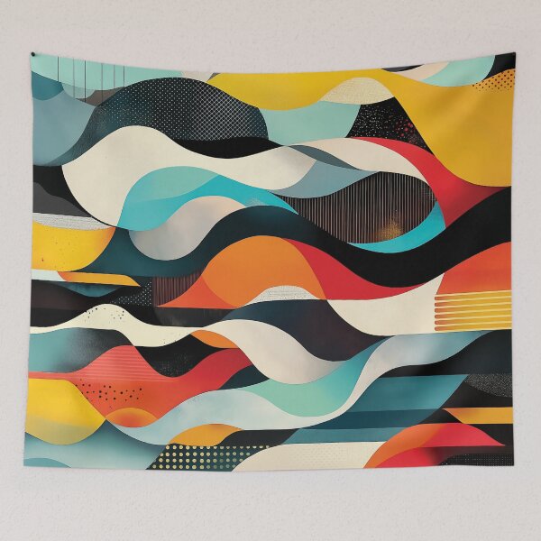 Item preview, A vibrant and dynamic abstract design.  designed and sold by HEMRO.