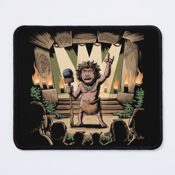 Item preview, Funny Prehistoric Rock Band Art – Caveman Concert Humor designed and sold by Prime-Studio.