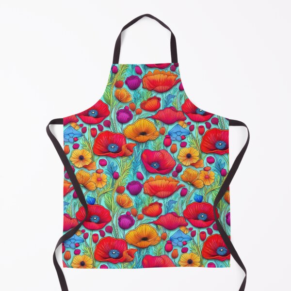 Item preview, Poppy Power: A powerful pattern with poppies symbolizing strength, courage, and resilience. designed and sold by Grang Art Artistic Designs.