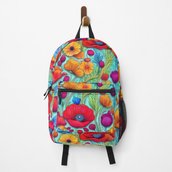 Item preview, Poppy Power: A powerful pattern with poppies symbolizing strength, courage, and resilience. designed and sold by Grang Art Artistic Designs.