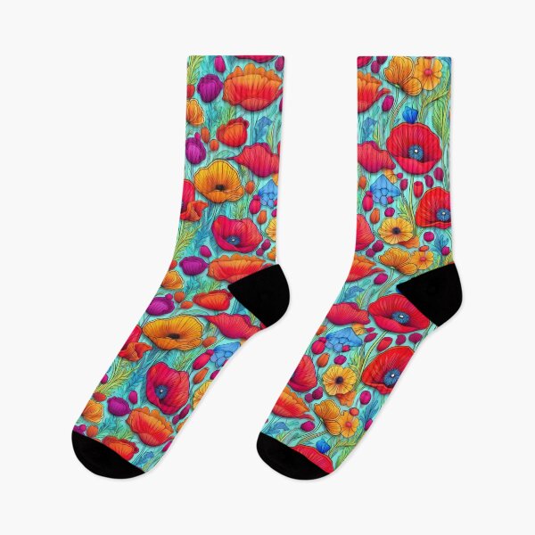 Item preview, Poppy Power: A powerful pattern with poppies symbolizing strength, courage, and resilience. designed and sold by Grang Art Artistic Designs.