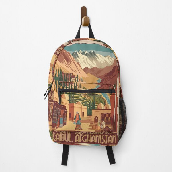 Item preview, Kabul Vintage Travel Poster designed and sold by TravelerRat.