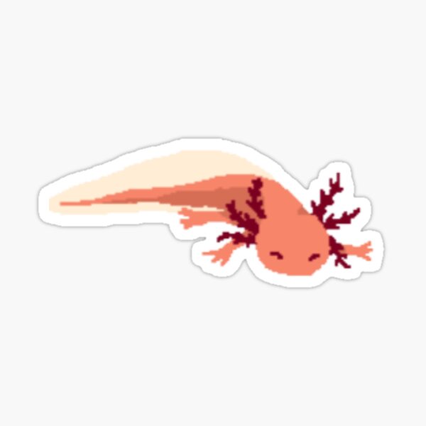 Vista previa del artículo con la obra «Pesca en la web: Axolotl», diseñado y vendido por EmberlyDawn.