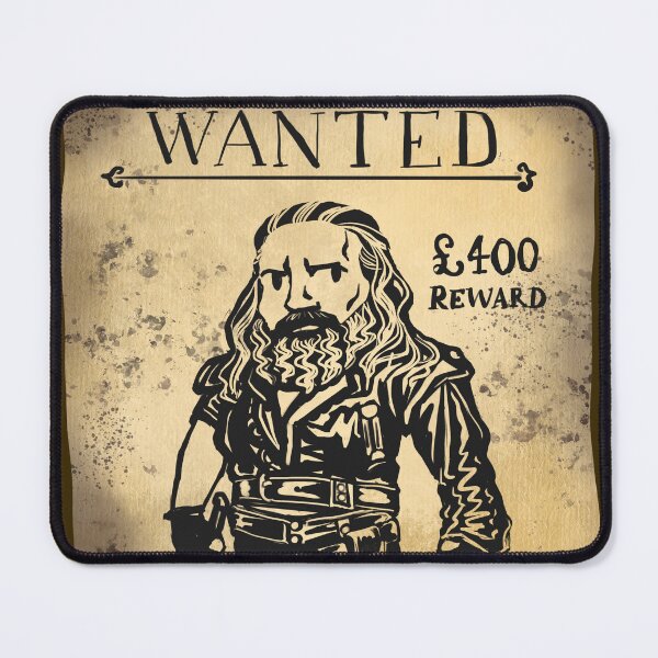 Item preview, WANTED Blackbeard poster - Our Flag Means Death designed and sold by DinoCatDraws.