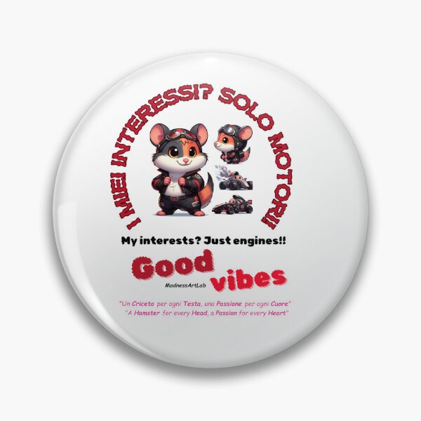 Item preview, pilot hamster designed and sold by MadnessArtLab.