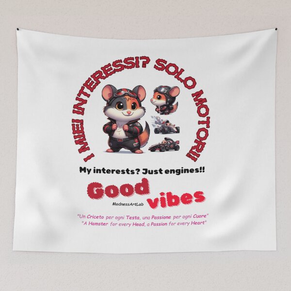 Item preview, pilot hamster designed and sold by MadnessArtLab.