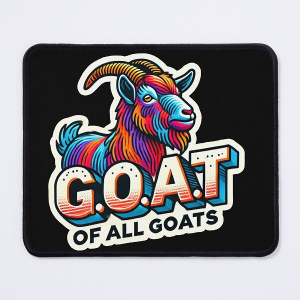 Item preview, G.O.A.T. of All GOATS - Majestic Colorful Goat designed and sold by Kashear.