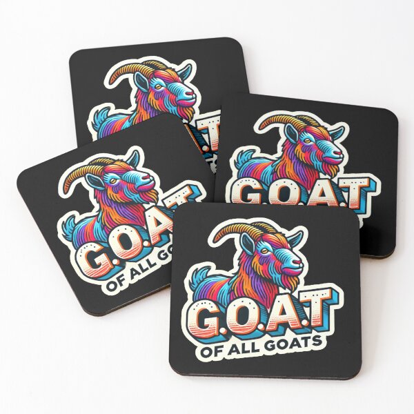 Item preview, G.O.A.T. of All GOATS - Majestic Colorful Goat designed and sold by Kashear.