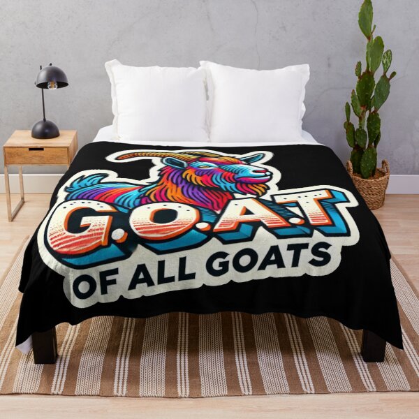Item preview, G.O.A.T. of All GOATS - Majestic Colorful Goat designed and sold by Kashear.