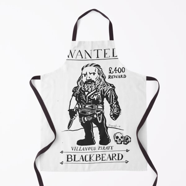 Item preview, WANTED Blackbeard poster - Our Flag Means Death designed and sold by DinoCatDraws.
