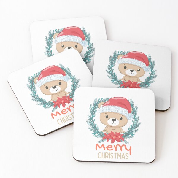 Item preview, Cute bear merry Christmas  designed and sold by Halaelnaggar.