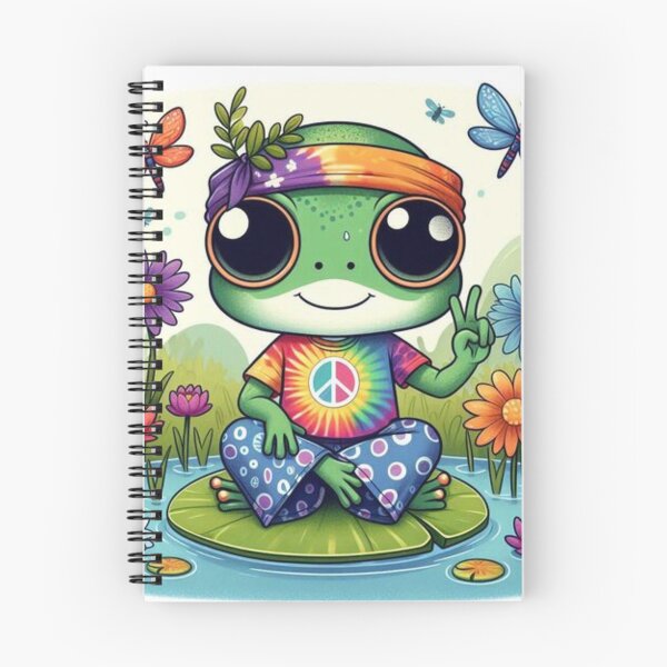 Item preview, Cute hippy frog designed and sold by Justnangel76.