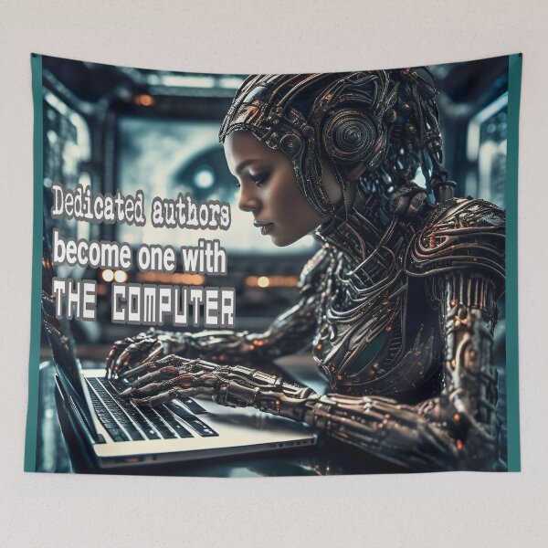 Item preview, Dedicated Authors Become One With The computer designed and sold by Surreallytee.