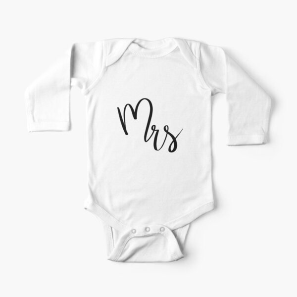 Mrs by Alice Monber Long Sleeve Baby One-Piece