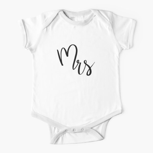 Mrs by Alice Monber Short Sleeve Baby One-Piece