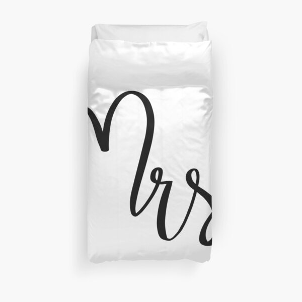 Mrs by Alice Monber Duvet Cover