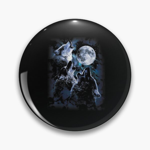Item preview, 3 Wolf Howling Wildlife Forest Lover designed and sold by savecloth.