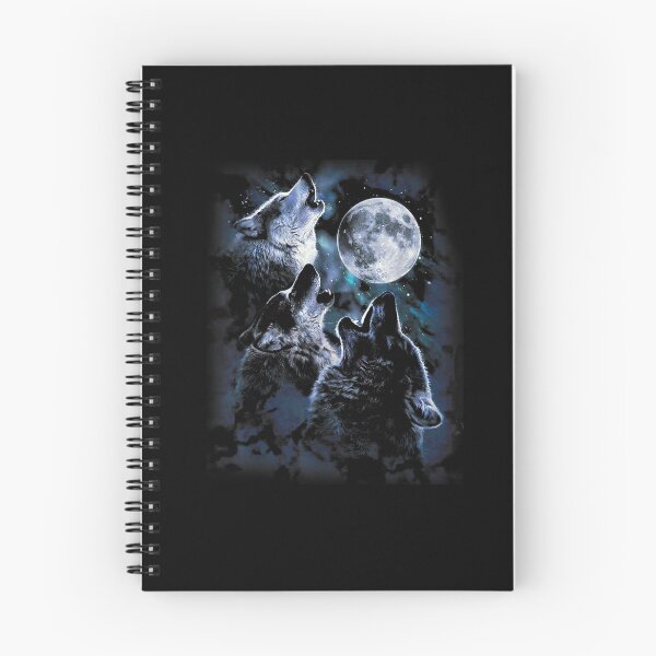 Item preview, 3 Wolf Howling Wildlife Forest Lover designed and sold by savecloth.
