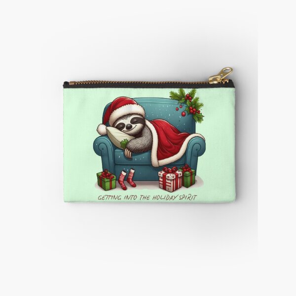 Item preview, A festive Sloth Getting Into The Holiday Spirit designed and sold by FlowFlex.