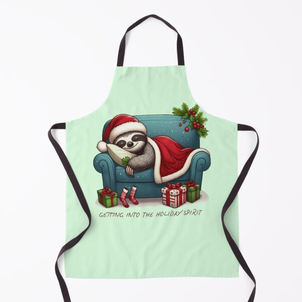 Item preview, A festive Sloth Getting Into The Holiday Spirit designed and sold by FlowFlex.