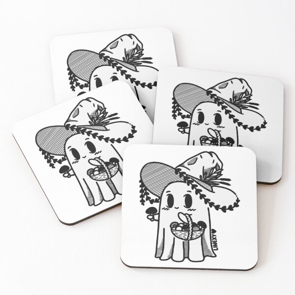 Item preview, Mushroom Forest Forager Ghost designed and sold by Linexy.