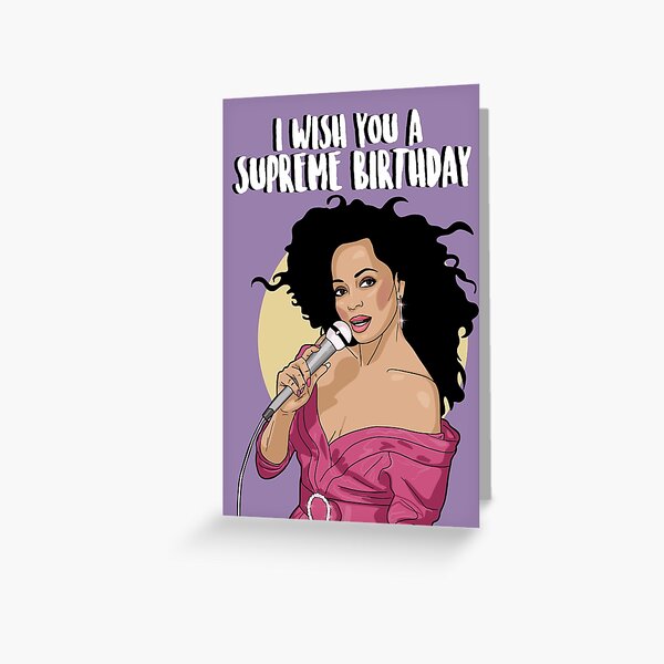 Item preview, Diana - I Wish You A Supreme Birthday designed and sold by PopShopDesignFR.