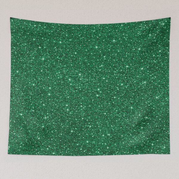 Item preview, Emerald Green Winter Faux Glitter Sparkle Glow designed and sold by ClaudiaFlores.
