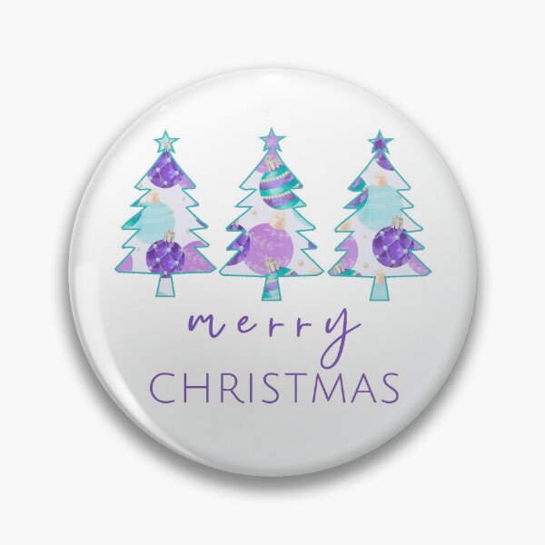 Item preview, Merry Christmas purple & aqua designed and sold by BFentress.