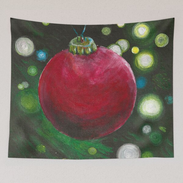 Item preview, Red Ornament designed and sold by ReneeDixonArt.