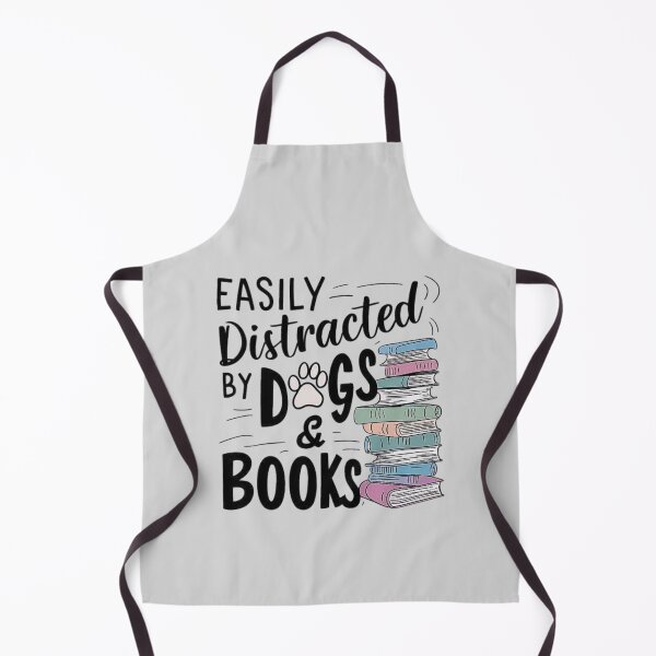 Item preview, Easily Distracted by Dogs and Books-For Dogs Lovers & Books designed and sold by love3617.