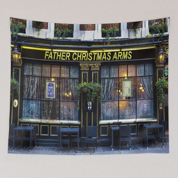 Item preview, Father Christmas Arms Pub  designed and sold by Londonimages.