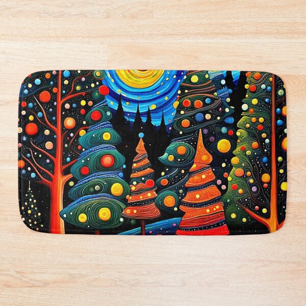 Item preview, Walking through the Christmas tree forest 1 designed and sold by George Hutton Hunter.