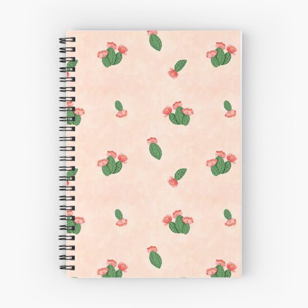 Item preview, Dessert blooming cacti on textured peach background designed and sold by JasmineGDesigns.