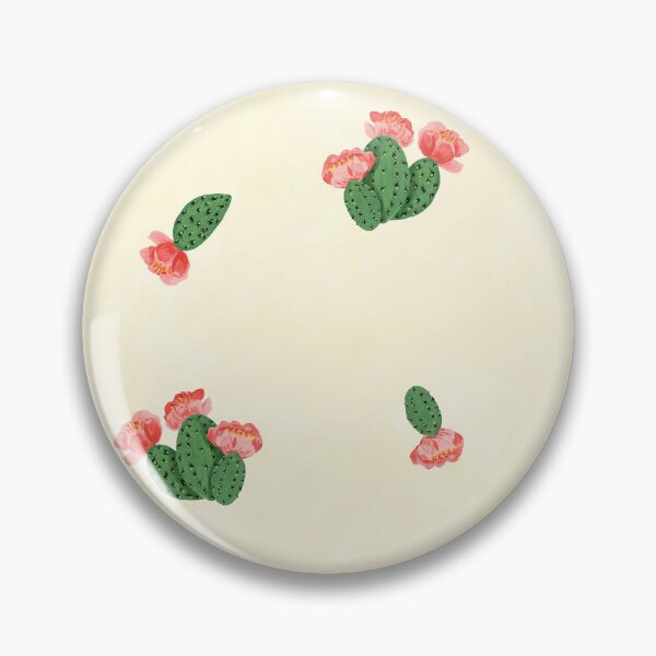 Item preview, Dessert blooming cacti on textured ivory beige background designed and sold by JasmineGDesigns.