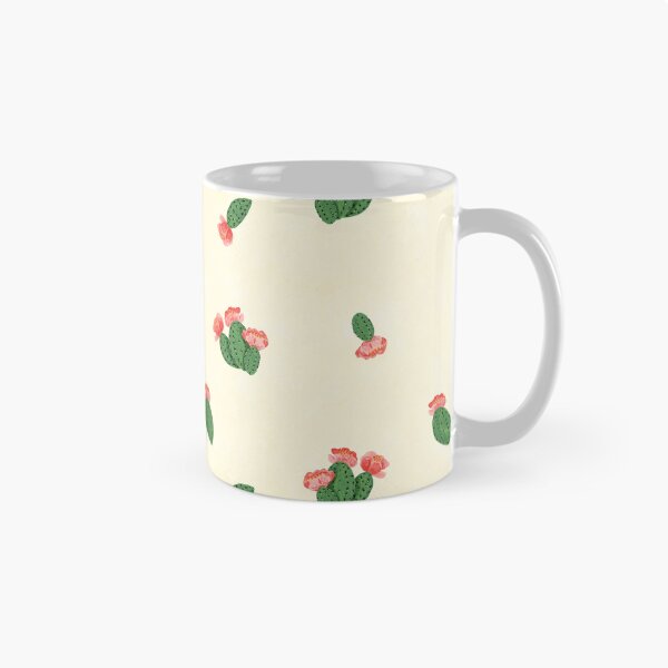Item preview, Dessert blooming cacti on textured ivory beige background designed and sold by JasmineGDesigns.