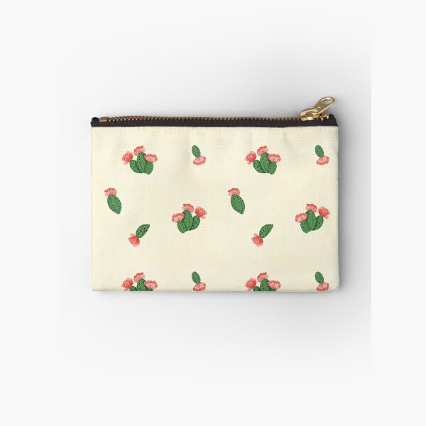 Item preview, Dessert blooming cacti on textured ivory beige background designed and sold by JasmineGDesigns.
