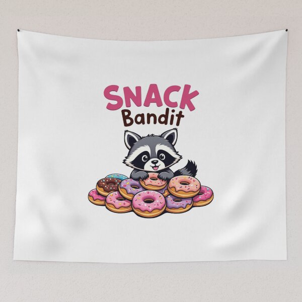 Item preview, Snack Bandit Raccoon Cute designed and sold by SignumShop.