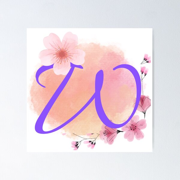 Item preview, Elegant Initials: W designed and sold by Almaluz.