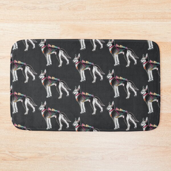 Item preview, Be Strong (Black and White Alaskan Husky) designed and sold by Sparklepupfaeri.