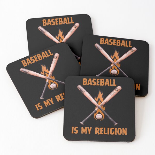 Item preview, BASEBALL IS MY RELIGION funny theme for people for whom baseball is more than just a sport. designed and sold by TEMERIA.