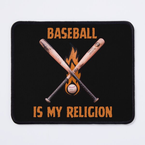 Item preview, BASEBALL IS MY RELIGION funny theme for people for whom baseball is more than just a sport. designed and sold by TEMERIA.