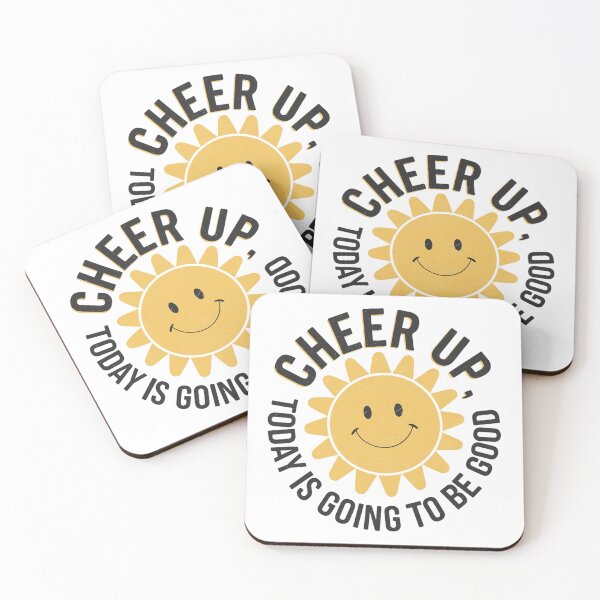 Item preview, Cheer Up, Today Is Going To Be Good, Smiling Sun Art designed and sold by Faithloveshop.