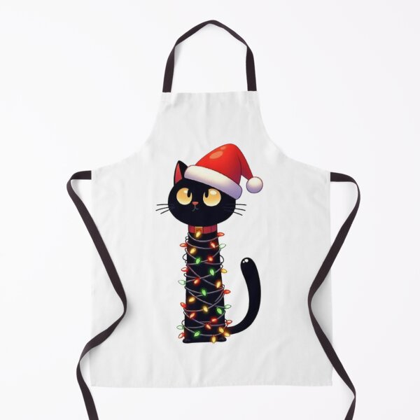 Item preview, A Festive Cat Wrapped In Christmas Lights designed and sold by FlowFlex.
