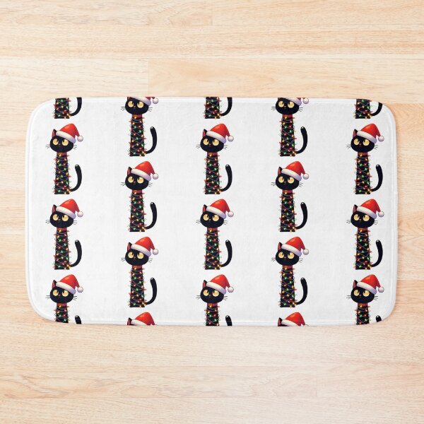 Item preview, A Festive Cat Wrapped In Christmas Lights designed and sold by FlowFlex.
