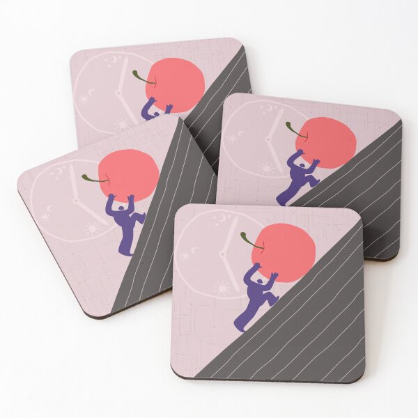 Item preview, Sisyphus with a huge apple. designed and sold by SpottedPilot.