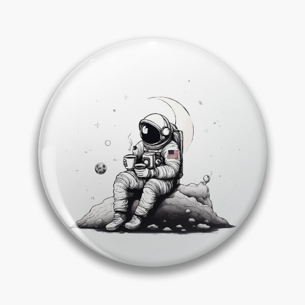 Item preview, Cosmic Coffee Break Astronaut in Space 5 designed and sold by Tom-Johnson.