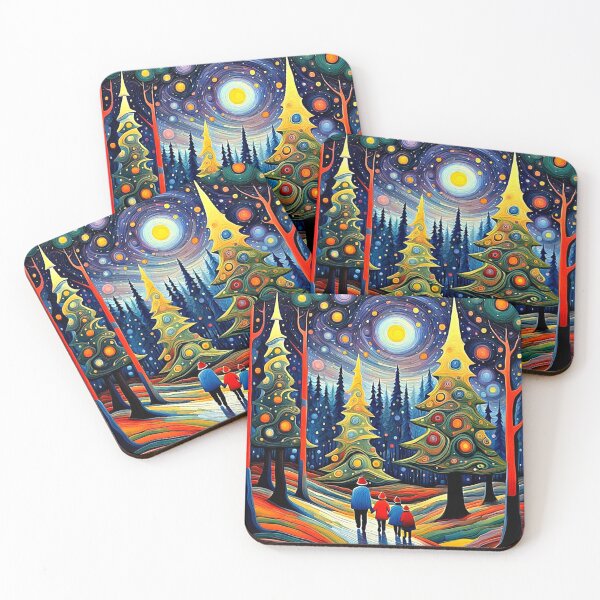 Item preview, Walking through the Christmas tree forest 3 designed and sold by George Hutton Hunter.