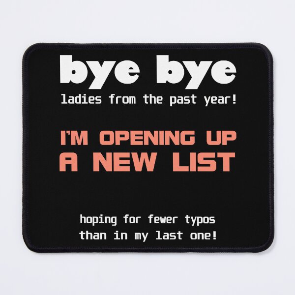 Item preview, New girl, friend. Party. Date. (black background) designed and sold by bekksa.